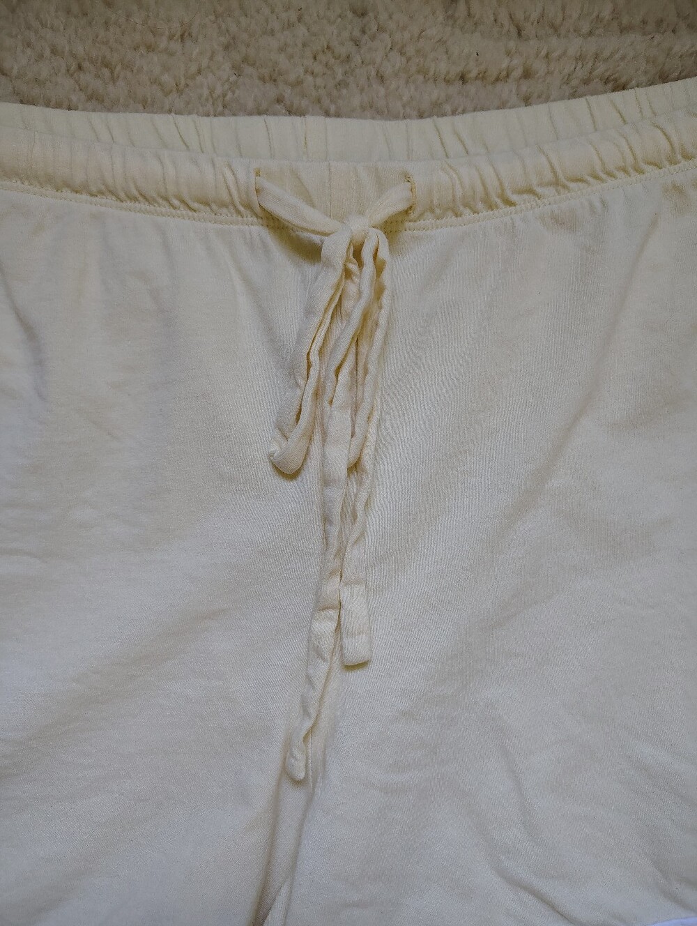 Haven Well Within Women's Large 100% Cotton Yellow Lounge Shorts - Picture 2 of 7
